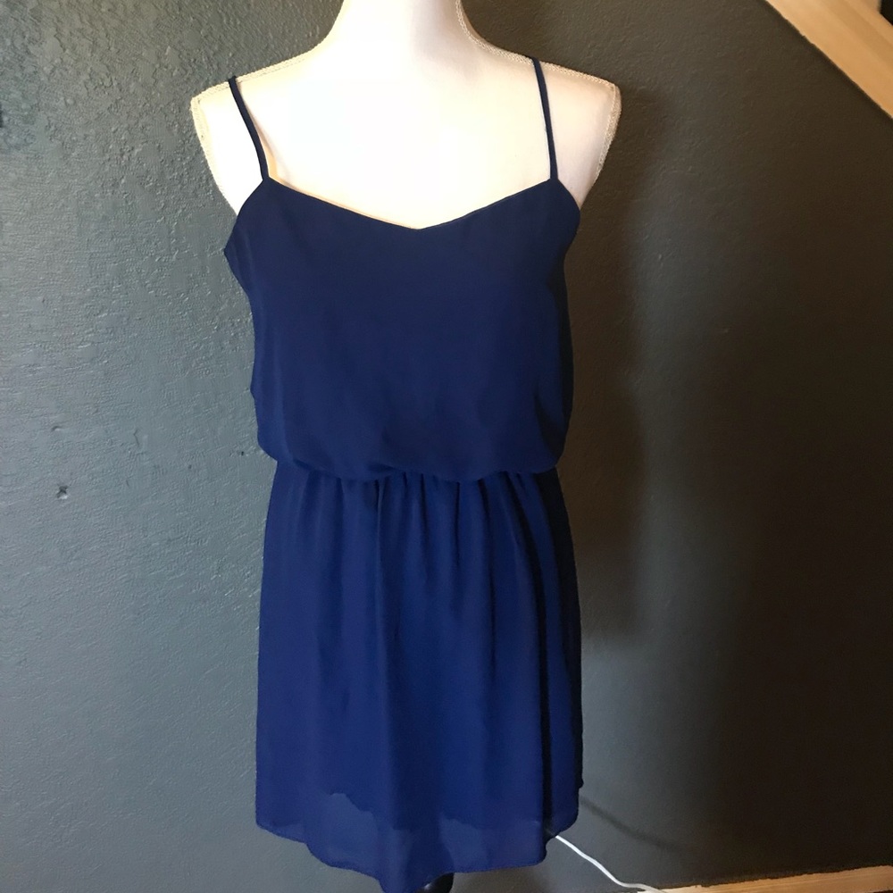 Blue dress